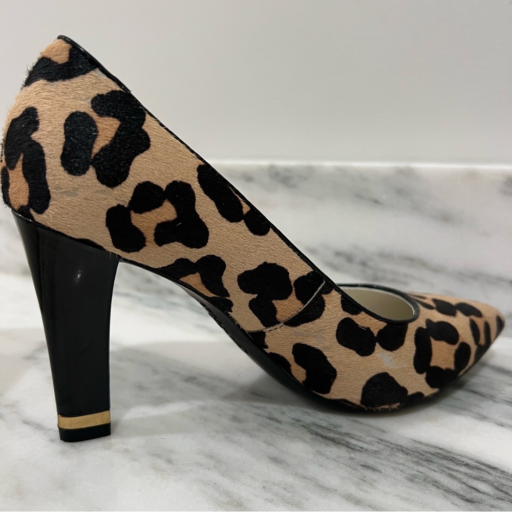 Anne Klein Leopard-Pattern Pointed Toe Pumps in B… - image 4